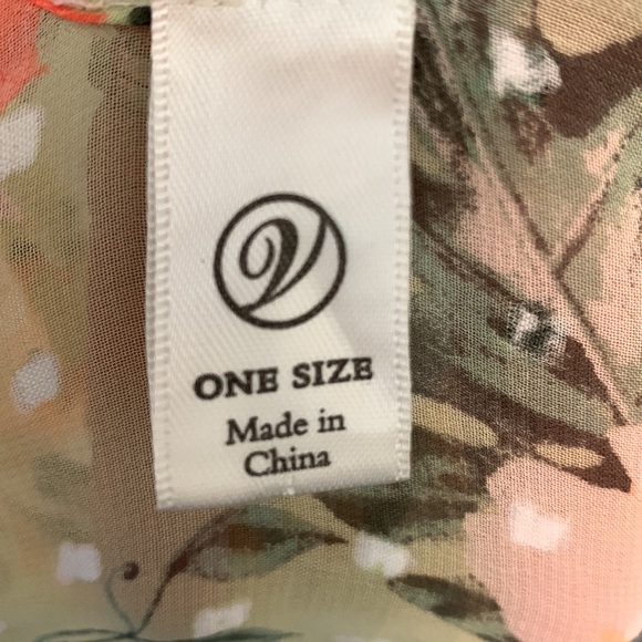 Sheer Floral Cover-Up - Picture 6 of 7